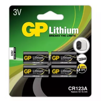 Bateria jednorazowa GP baterie Lithium CR 123A litowo-manganowa