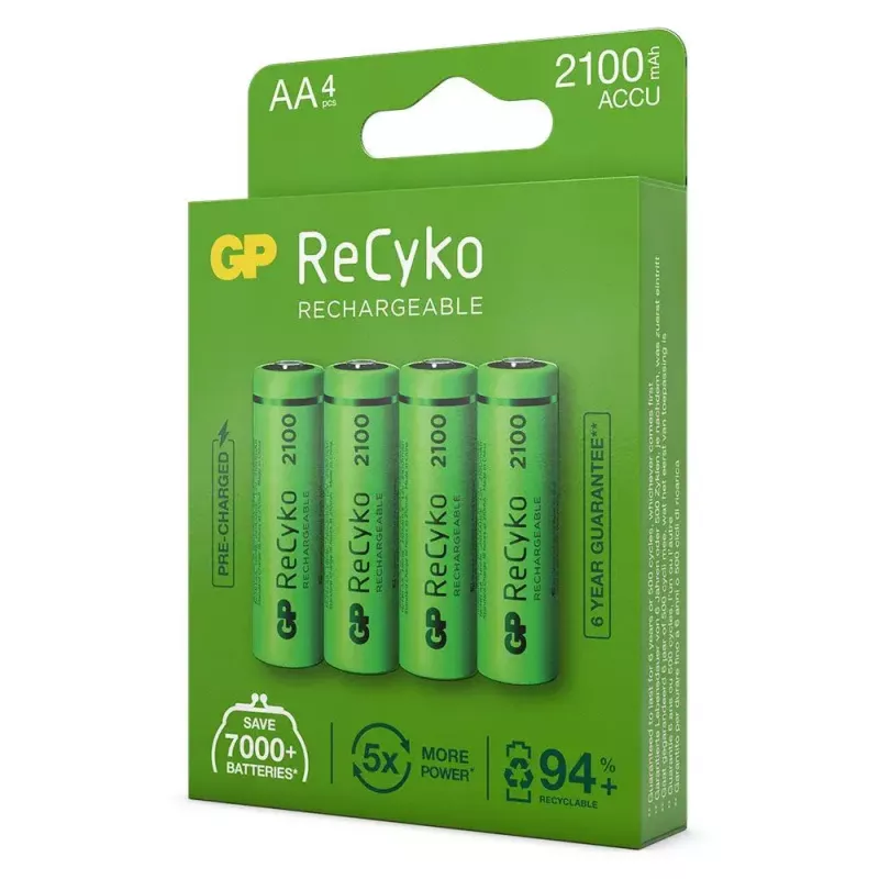 Akumulator GP baterie ReCyko+ 2100 mAh 4 szt. AA NiMH