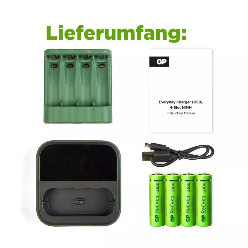 Ładowarka do akumulatorów GP baterie PowerBank B421