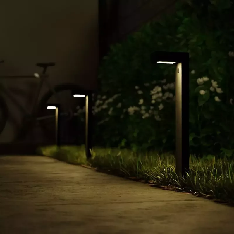 Lampa podłogowa zewnętrzna Hombli HBPK-0100 LED 6 W czarna