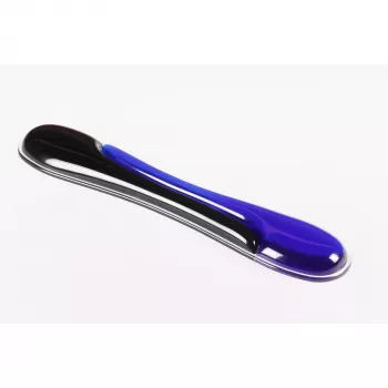 Kensington Duo Gel Podkładka pod nadgarstki do klawiatury — niebieski, czarny, niebieski, żel, Tajwan, MIL-STD-810H Metoda 504.3 Zanieczyszczenie płynami, 240 mm, 182 mm