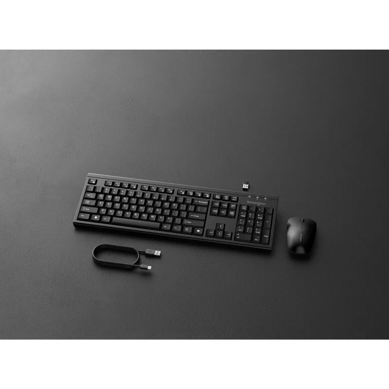 Bezprzewodowa klawiatura Kensington K75560PN pełnowymiarowa QWERTY czarna