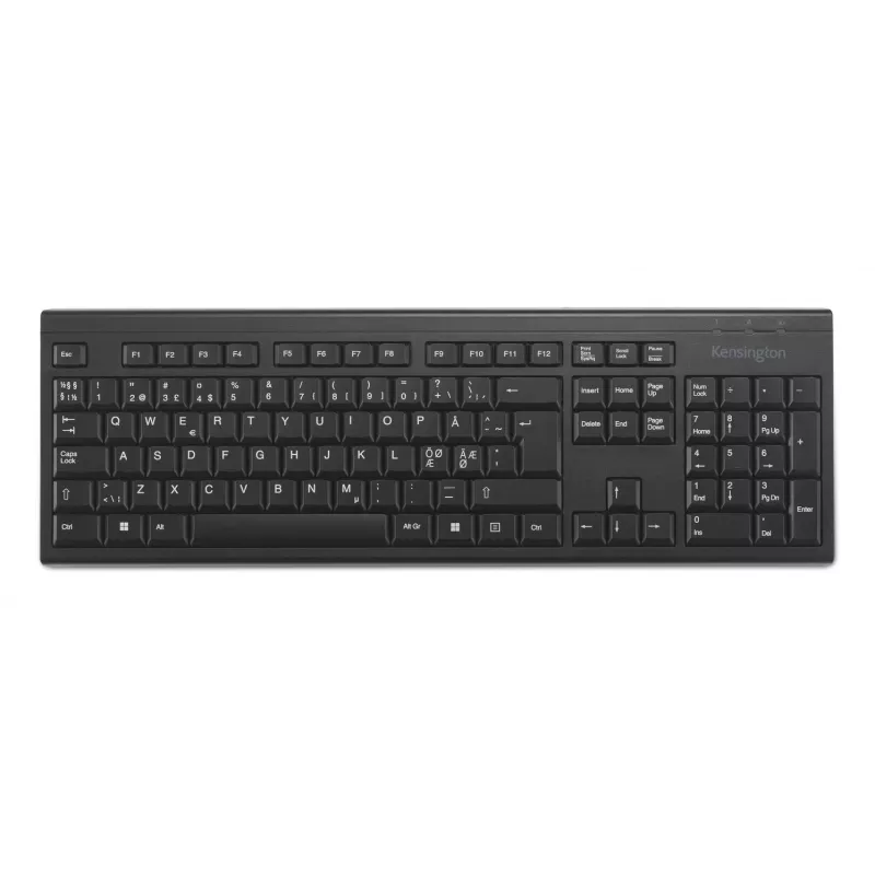 Bezprzewodowa klawiatura Kensington KB150 EQ pełnowymiarowa 105 klawiszy czarna