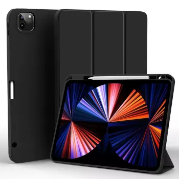 eSTUFF ES68201210-BULK etui do tabletu 27,9 cm (11 cali) Folio Czarny, Przezroczysty
