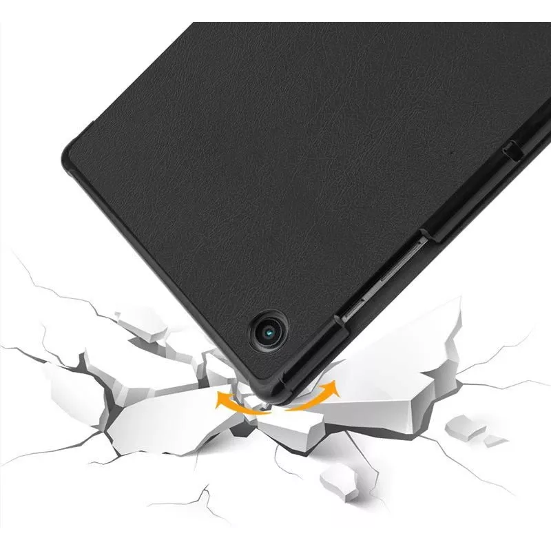 Etui Folio eSTUFF do Samsung Galaxy Tab A8 10.5 Czarne 2 tryby podstawki