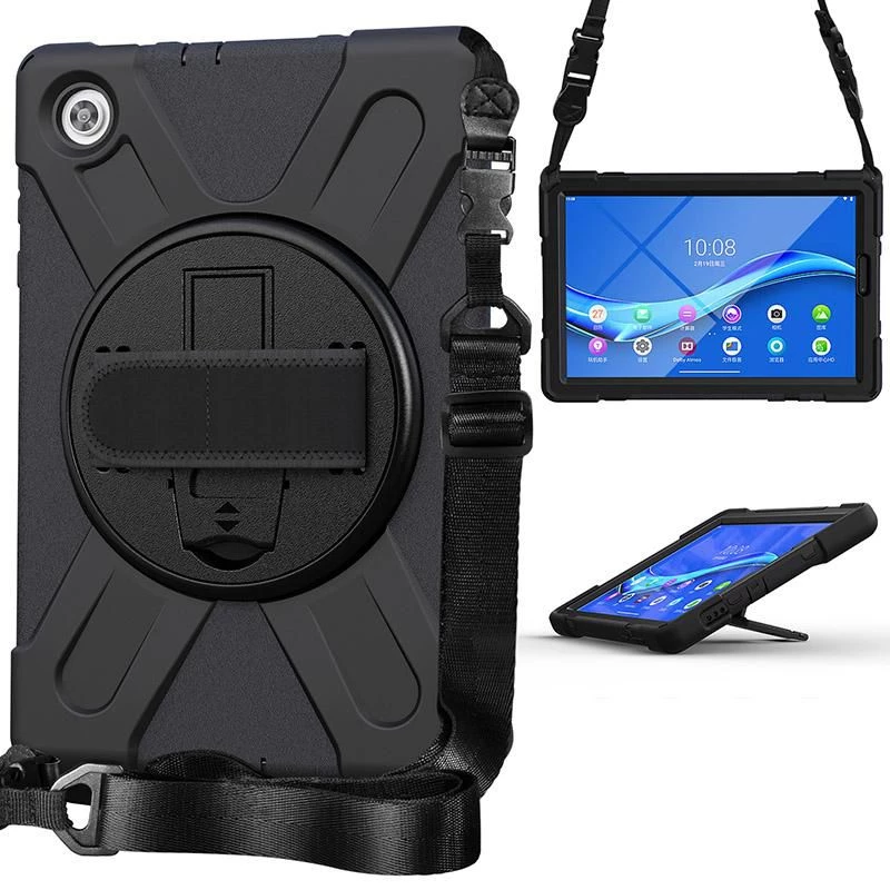 eSTUFF AUSTIN Defender Case do Lenovo TAB M10 HD 2nd Gen (TB-X306X) - czarny