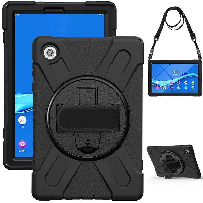 eSTUFF AUSTIN Defender Case do Lenovo TAB M10 HD 2nd Gen (TB-X306X) - czarny