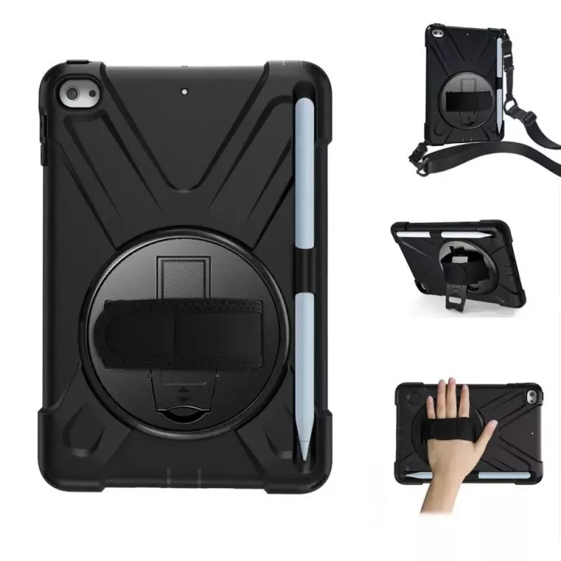 Cover eSTUFF AUSTIN Defender Case for iPad Mini 5/4 Czarny