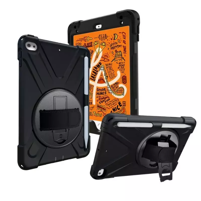 Cover eSTUFF AUSTIN Defender Case for iPad Mini 5/4 Czarny