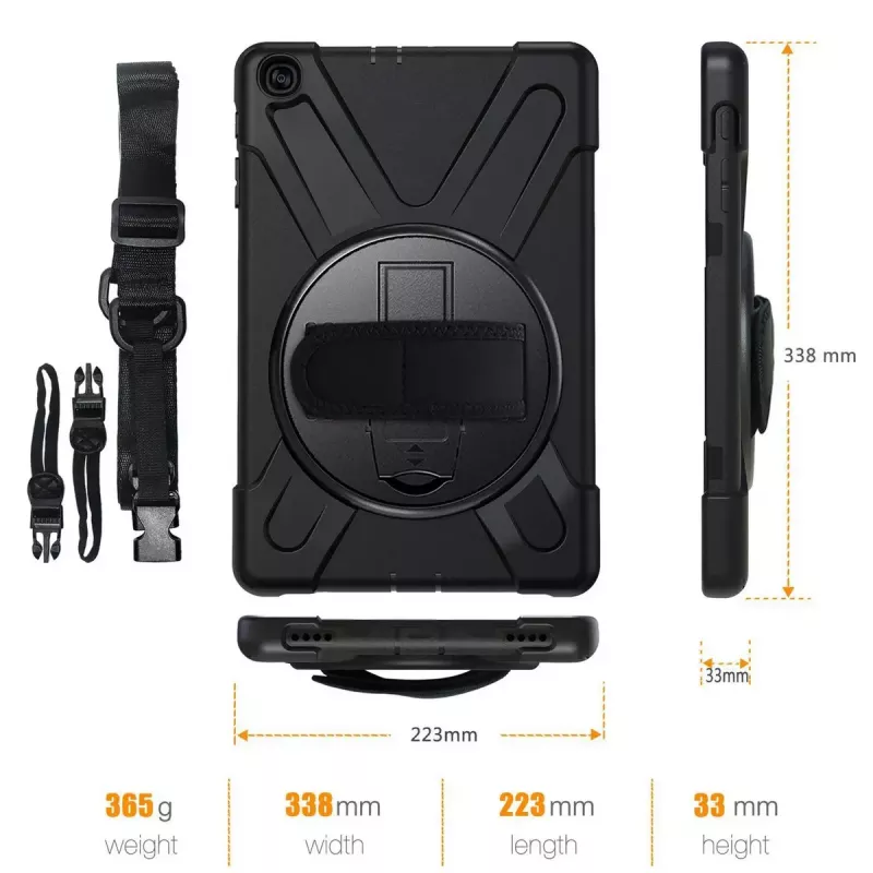 eSTUFF ES681840-BULK etui na tablet 25.6 cm (10.1 cala) obudowa czarna