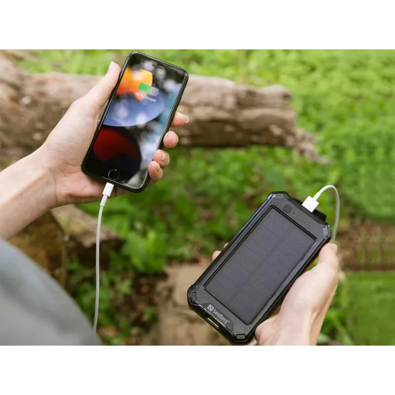 Powerbank Sandberg 3in1 Solar Powerbank 10000 10000 mAh 2A Czarny