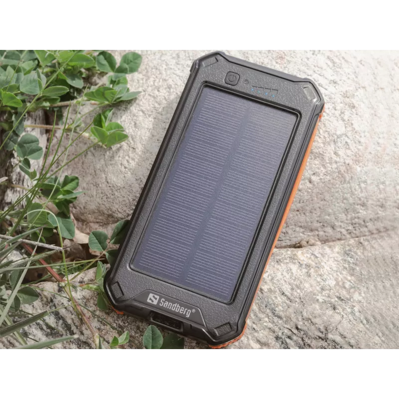Powerbank Sandberg 3in1 Solar Powerbank 10000 10000 mAh 2A Czarny