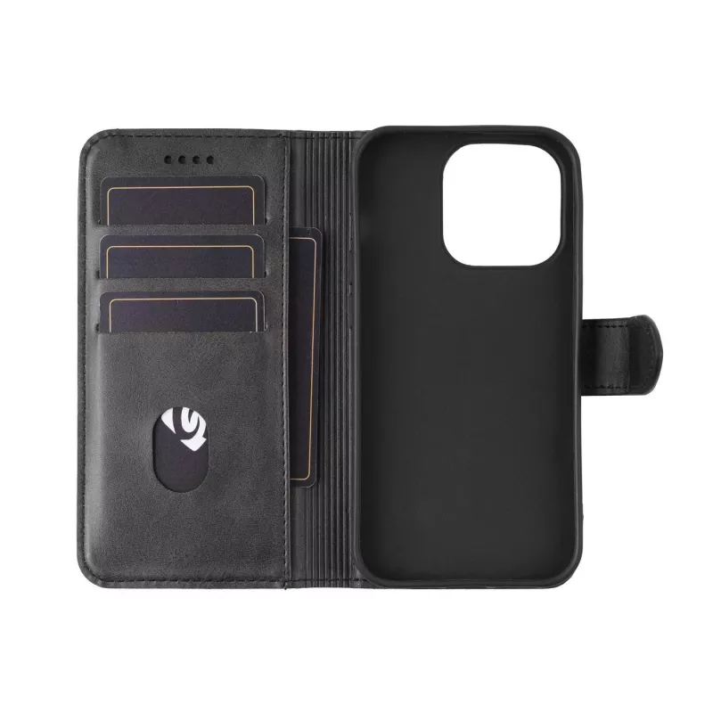 eSTUFF ES67110003-BULK etui na telefon typu etui-portfel Czarny