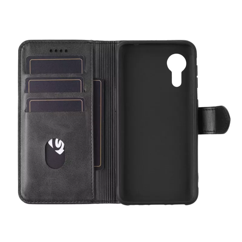 eSTUFF ES67340006-BULK etui na telefon typu portfel czarne