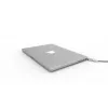 Linka zabezpieczająca Compulocks MBA11BRW — zamek na klucz, aluminiowa obudowa, linka ze stali nierdzewnej, srebrna