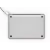 Linka zabezpieczająca Compulocks MBA11BRW — zamek na klucz, aluminiowa obudowa, linka ze stali nierdzewnej, srebrna