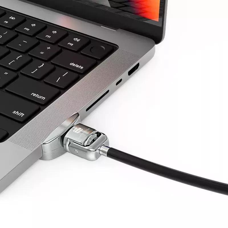 Compulocks Ledge Lock Adapter do MacBooka Pro 14 cali M1 M2 M3 srebrny