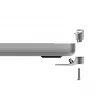 Compulocks Ledge Lock Adapter do MacBooka Pro 14 cali M1 M2 M3 srebrny