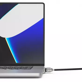 Compulocks Ledge Lock Adapter do MacBook Pro 16 cali M1 M2 M3 srebrny