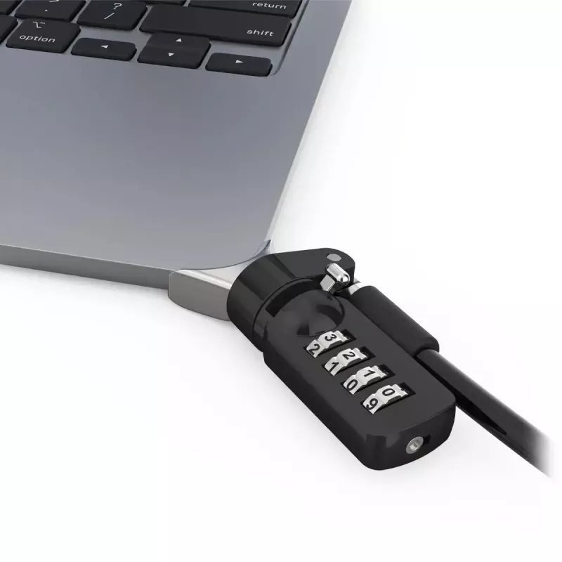 Compulocks Ledge do MacBook Air 13 cali M2 i M3 z zamkiem szyfrowym srebrny