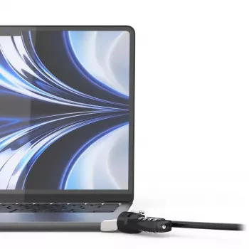 Compulocks Ledge do MacBook Air 13 cali M2 i M3 z zamkiem szyfrowym srebrny