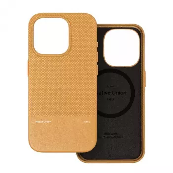Cover Native Union (Re)Classic etui do iPhone 16 Pro Monochromatic Ochre