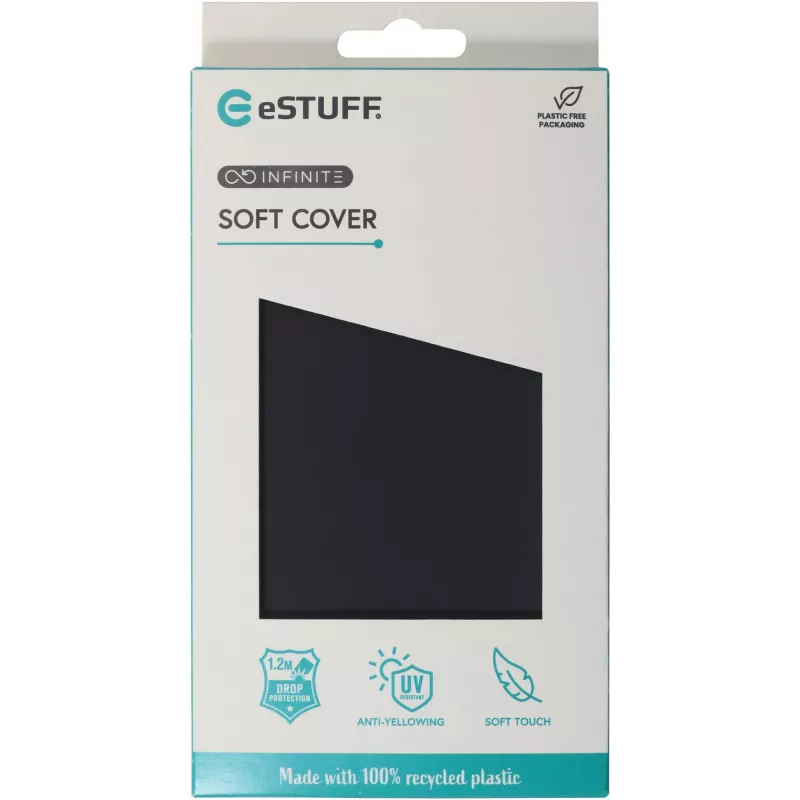 Cover eSTUFF ES67101 do iPhone 16 Pro 6.3 cala Czarny