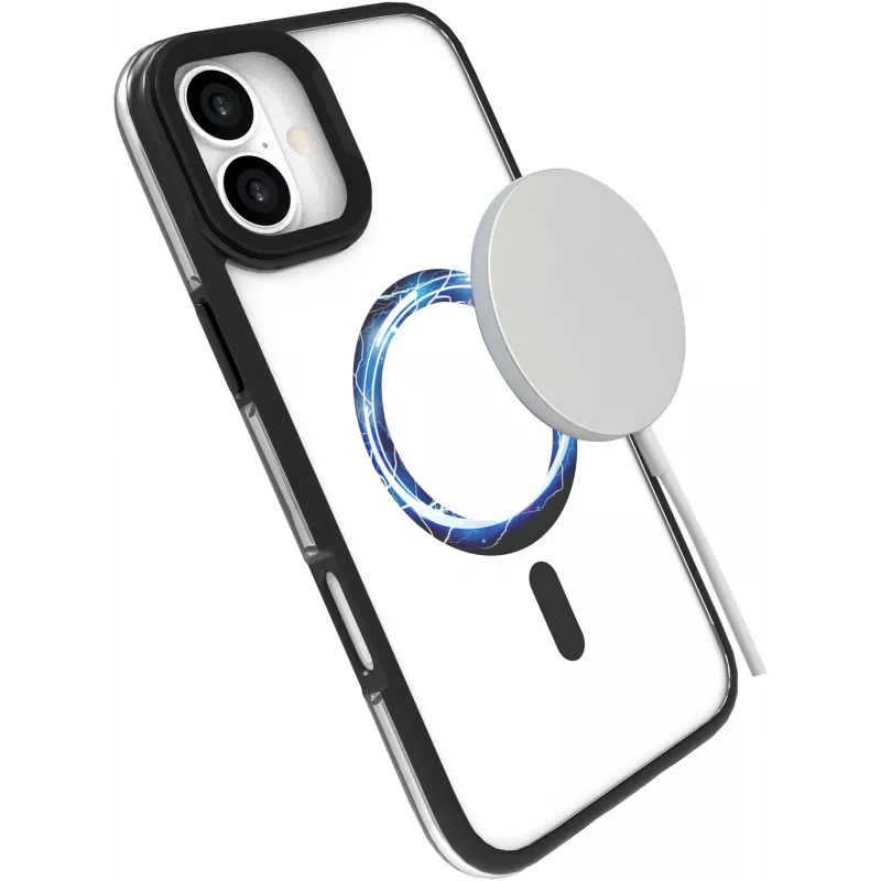 eSTUFF ES67141100 etui na telefon 15,5 cm (6,1 cala) Pokrowiec przezroczysty, czarny