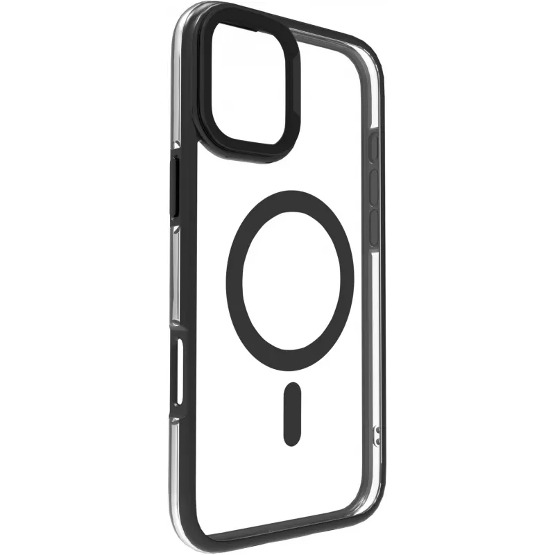 eSTUFF ES67141100 etui na telefon 15,5 cm (6,1 cala) Pokrowiec przezroczysty, czarny