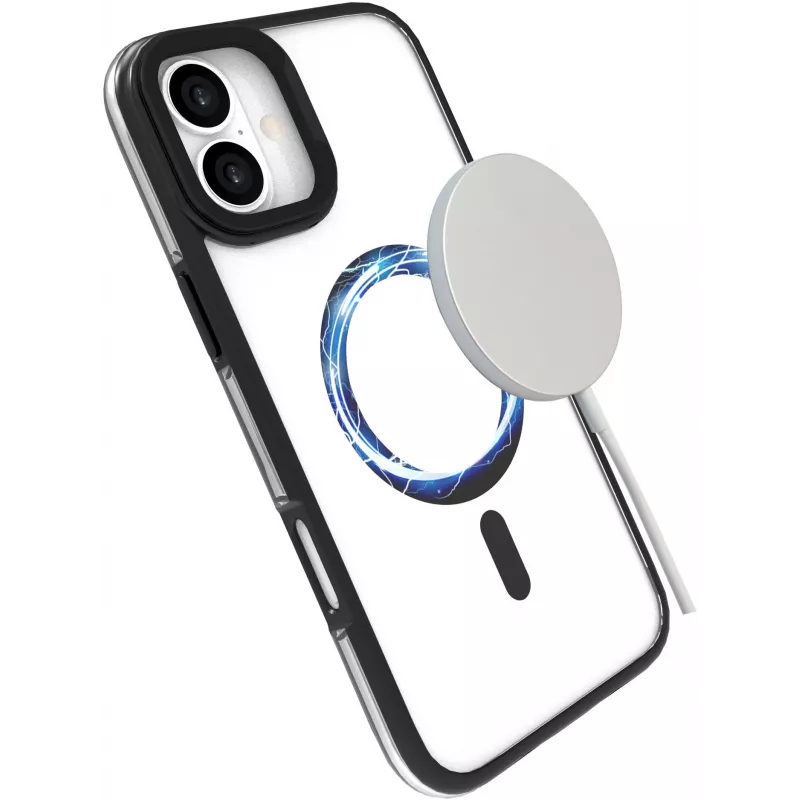 eSTUFF ES67141101 etui na telefon komórkowy 17 cm (6.7 cala) pokrowiec przezroczysty, czarny
