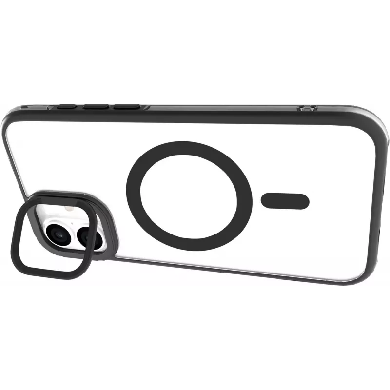 eSTUFF ES67141101 etui na telefon komórkowy 17 cm (6.7 cala) pokrowiec przezroczysty, czarny