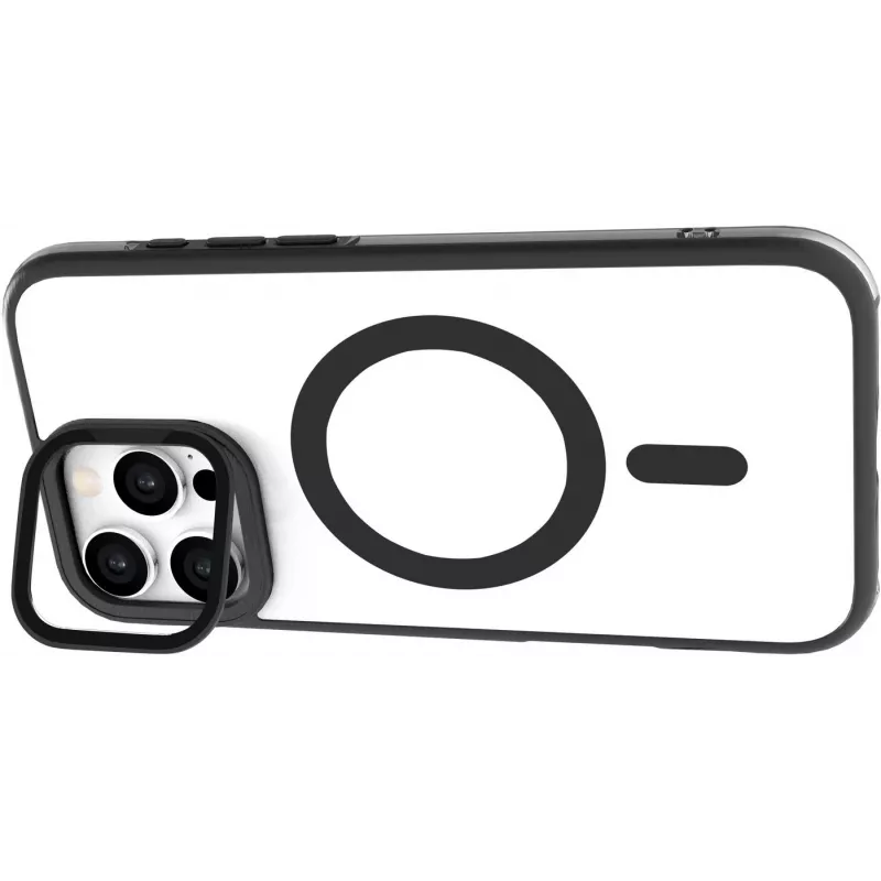 eSTUFF ES67141103 etui na telefon 17,8 cm (6,9 cala) Pokrowiec Przezroczysty, Czarny