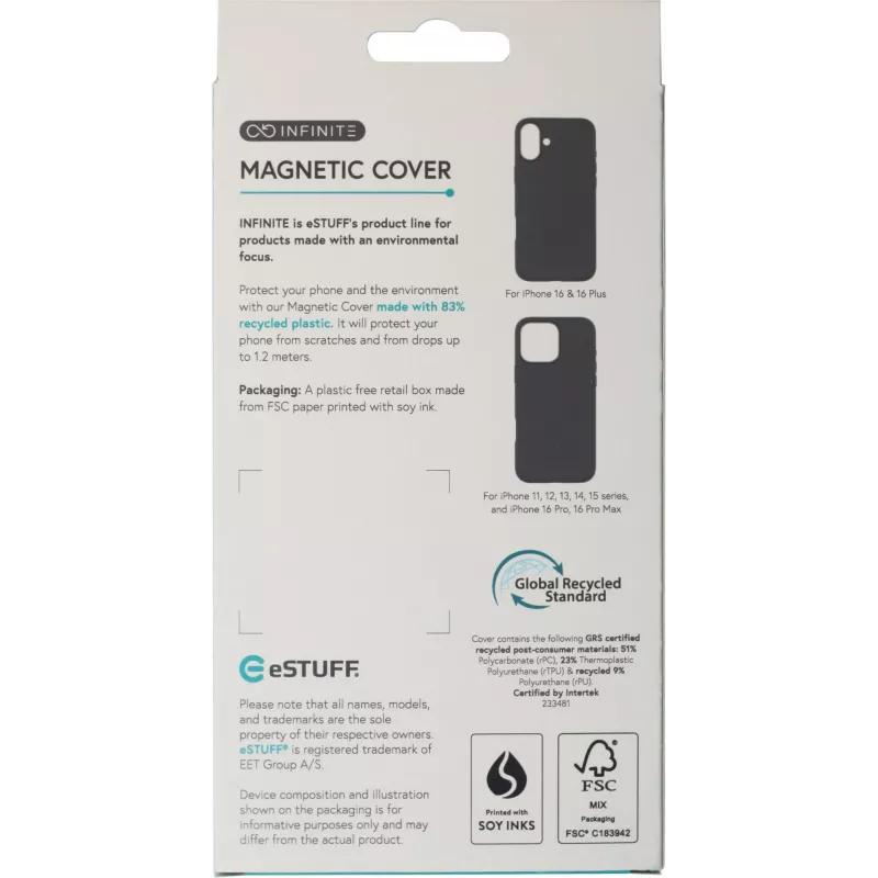 eSTUFF ES67160024 etui na telefon 15,5 cm (6.1 cala) pokrowiec brązowy