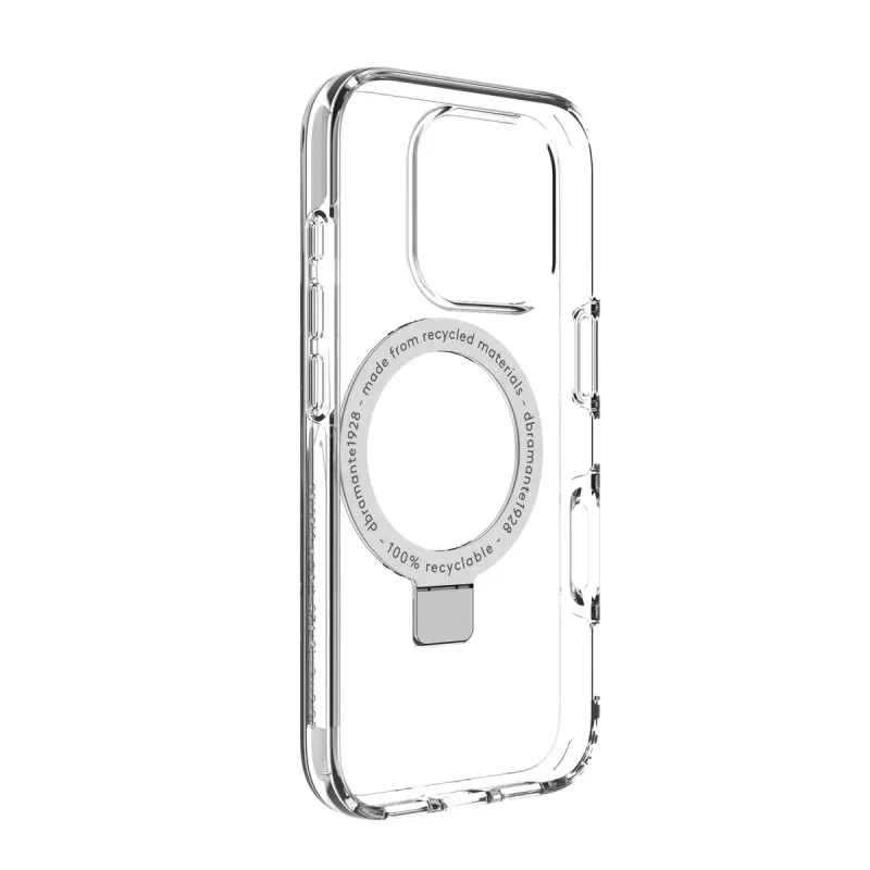 Cover dbramante1928 Iceland Ultra D3O MS Kick iPhone 16 Pro Transparentny