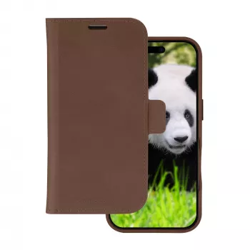 Etui z klapką dbramante1928 Lynge MagSafe iPhone 16 Pro Dark Tan