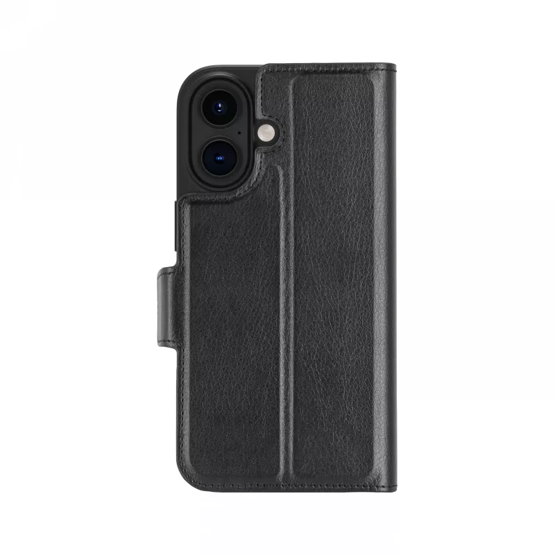 Etui składane dbramante1928 Oslo Pro do Apple iPhone 16 czarne PU z tworzywa sztucznego