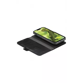 Etui z klapką dbramante1928 Lynge iPhone 14 Pro Czarny 3 kieszenie na karty
