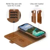 Etui Folio dbramante1928 Lynge iPhone 14 Plus Tan 3 kieszenie na karty