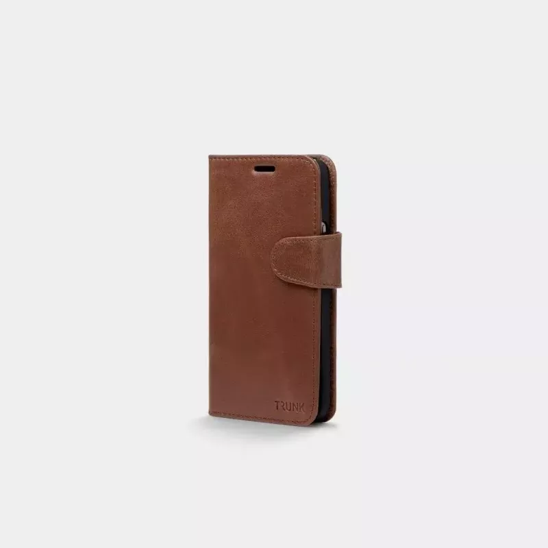 Etui z portfelem Trunk TR-WA1254-BRW do iPhone 12 mini Brązowy
