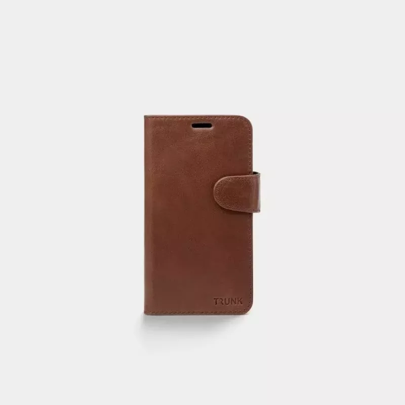 Etui z portfelem Trunk TR-WA1254-BRW do iPhone 12 mini Brązowy