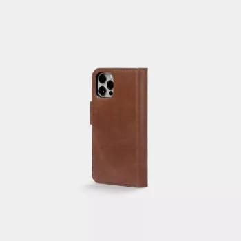 Etui portfelowe Trunk TR-WA1267-BRW do iPhone 12 Pro 17 cm brązowe