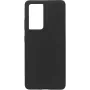 eSTUFF Jedwabiste w dotyku silikonowe etui do Samsung Galaxy S21 Ultra 5G - czarne