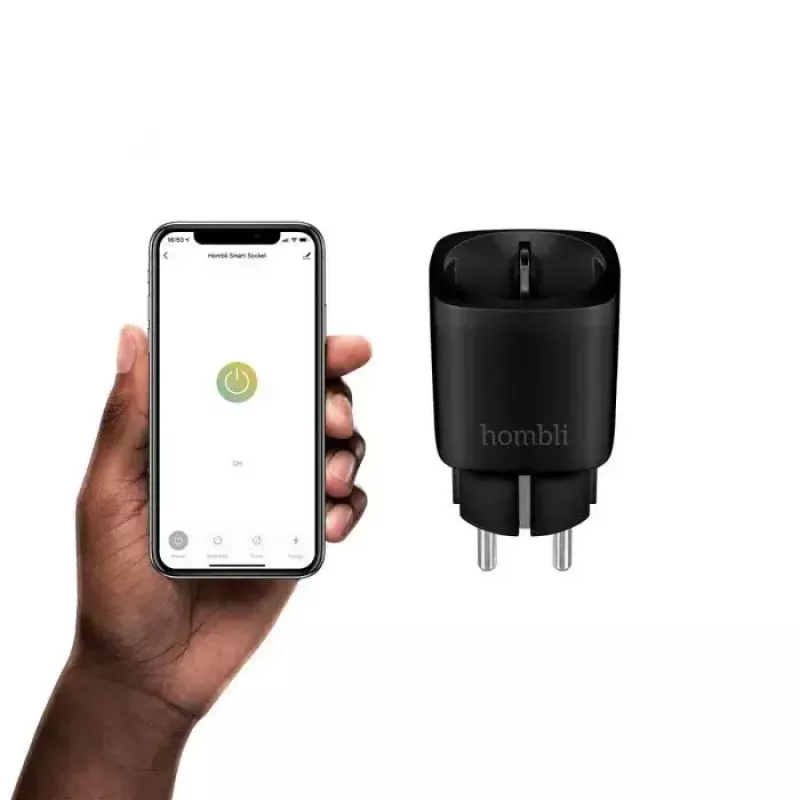 Smart Plug Hombli HBPP-0205 3680 W Wewnętrzny Bezprzewodowy Czarny