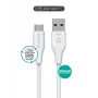 Kabel USB eSTUFF ES605170 1m USB C na USB A USB 2.0 Biały
