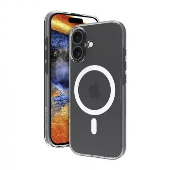 Etui na telefon dbramante1928 Greenland Pro MS Cover do Apple iPhone 17 — przezroczysty plastik