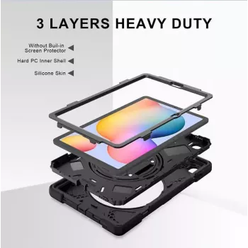 Etui eSTUFF AUSTIN Defender do Samsung Galaxy Tab S6 Lite 2022/2020 czarne