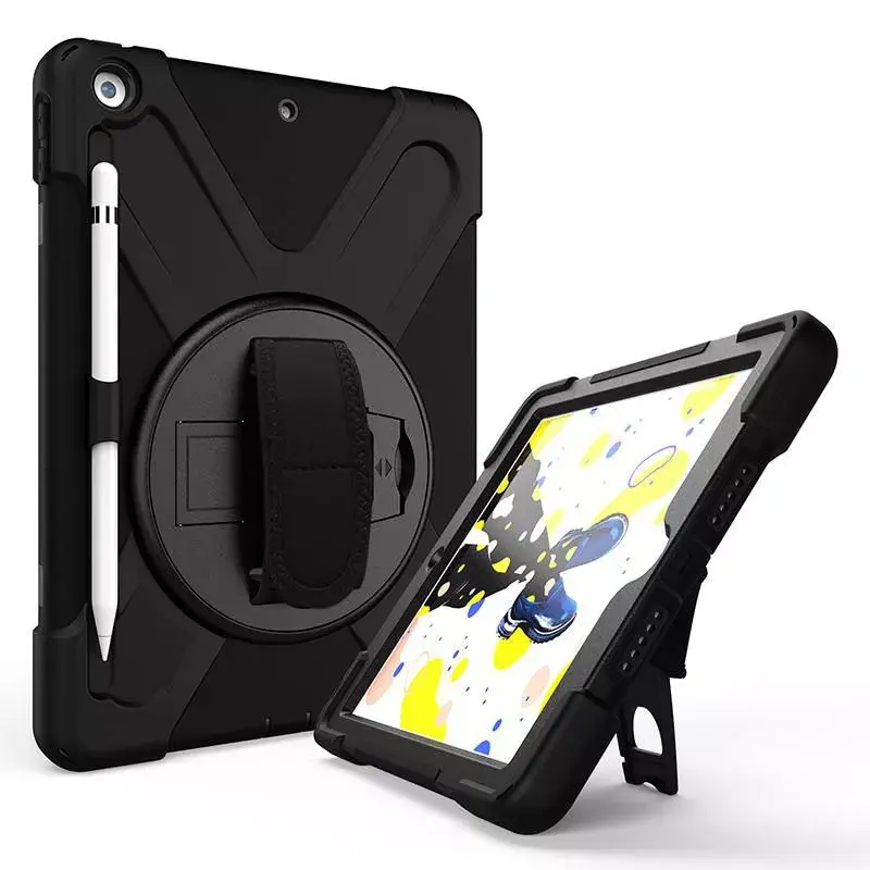 Cover eSTUFF CHICAGO Full Body Defender Case dla iPad 10.2 Czarny