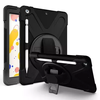 Cover eSTUFF CHICAGO Full Body Defender Case dla iPad 10.2 Czarny