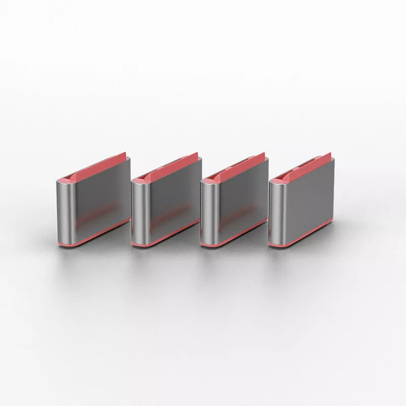 Lindy Blokady portów USB typu C (bez klucza) – 10 szt., różowe