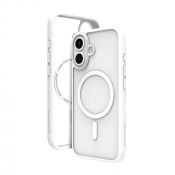 Cover dbramante1928 Grenen MagSafe iPhone 16 Plus biały
